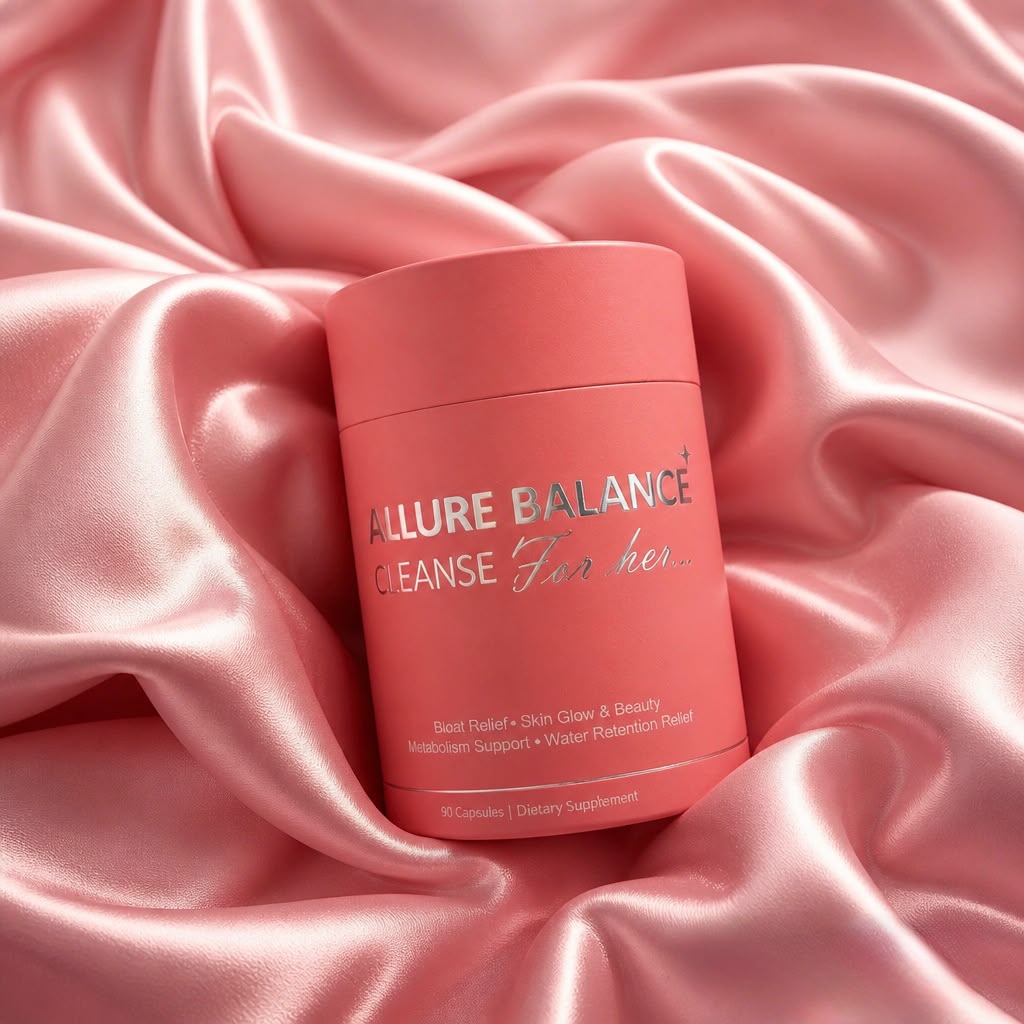 ALLURE BALANCE CLEANSE For Her – Премиум хранителна добавка за уелнес и облекчаване на подуването (90 капсули)
