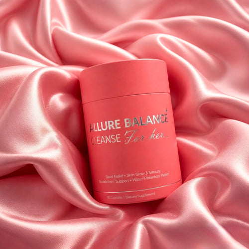 ALLURE BALANCE CLEANSE For Her – Премиум хранителна добавка за уелнес и облекчаване на подуването (90 капсули)